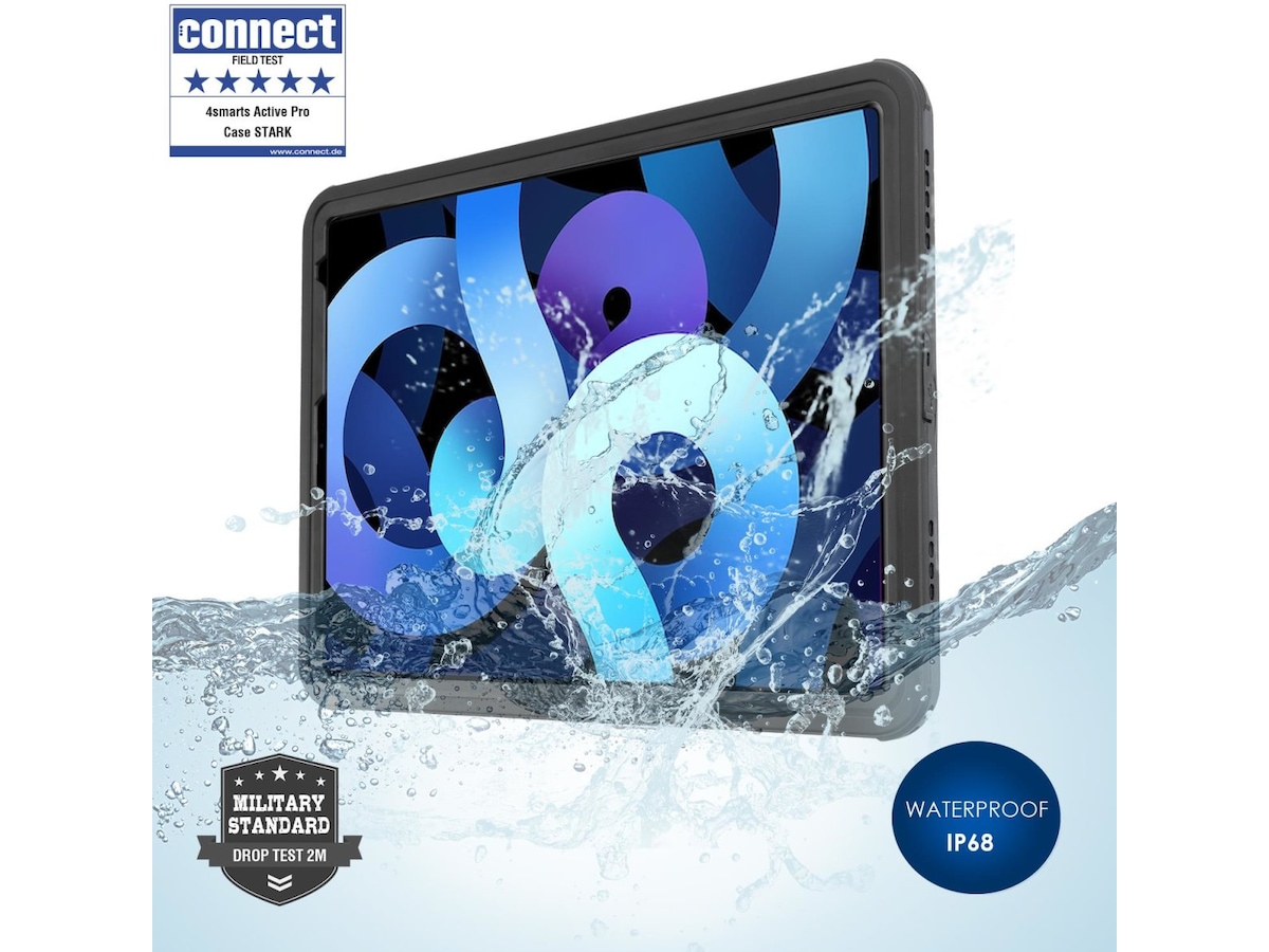 4smarts iPad 10,9" Active Pro Rugged Stark Cover (svart) Skydd