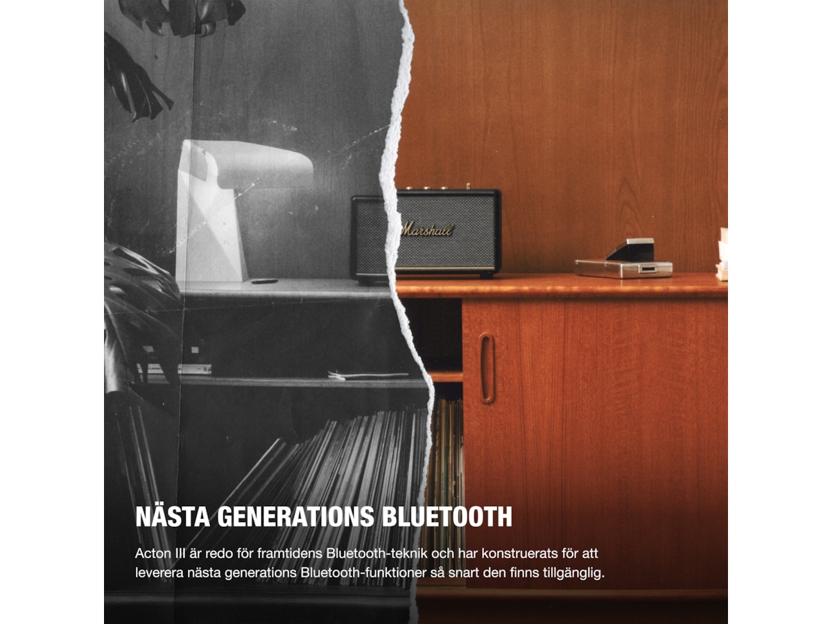 Marshall Acton III Trådlös bluetooth högtalare (Svart) Trådlös / Bluetooth högtalare