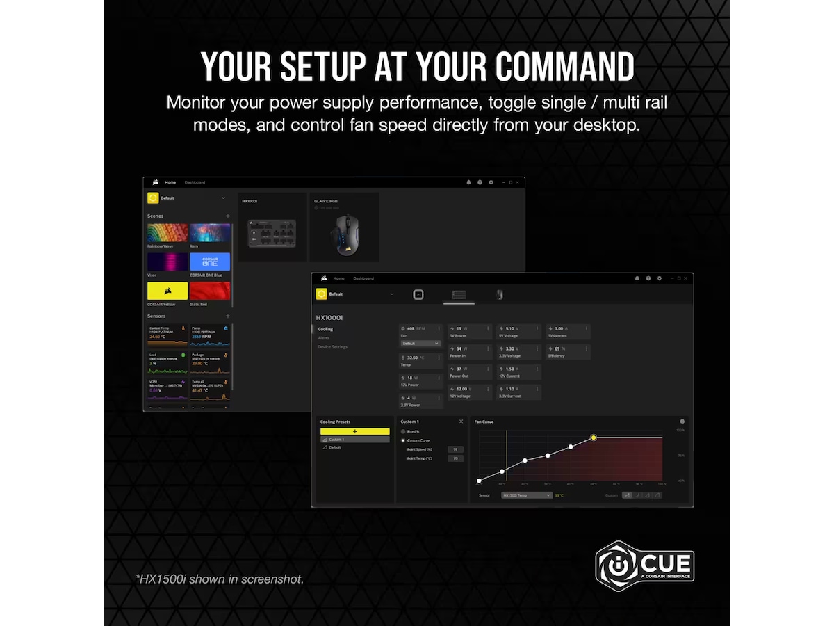 Corsair HXi Series HX1000i 1000W PSU -B-Grade Demo övrigt