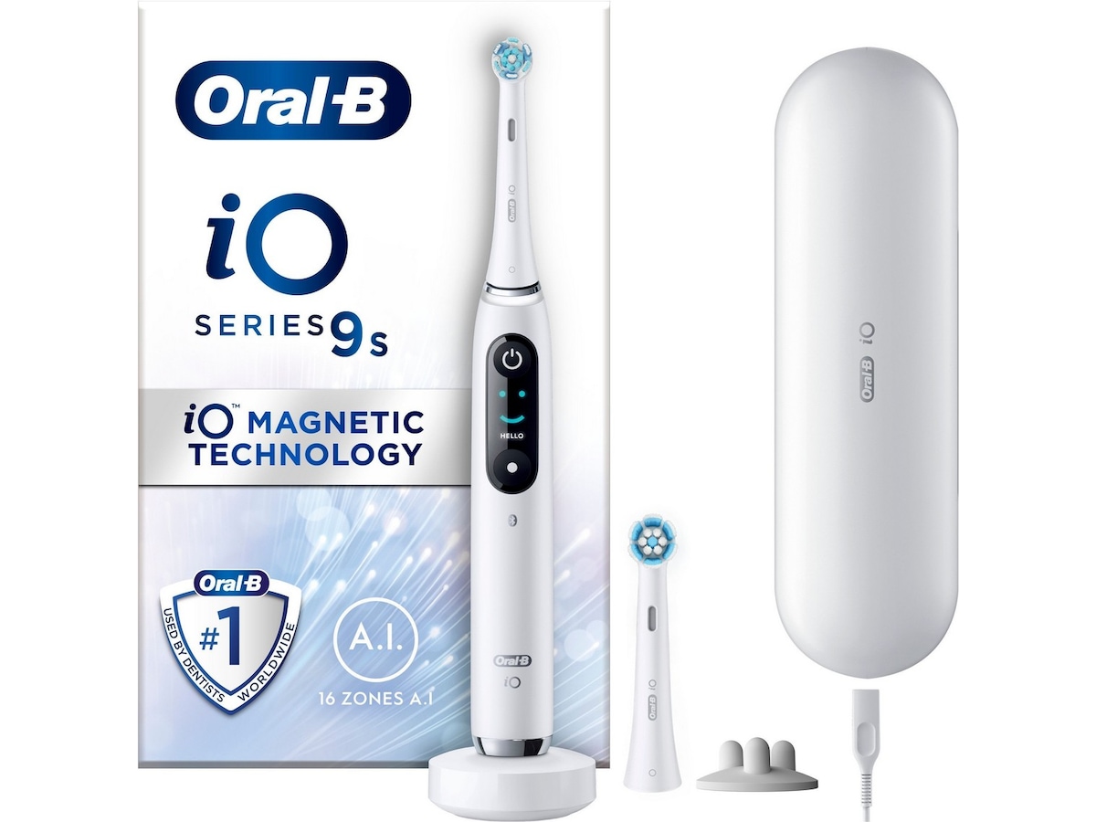 Oral-B iO 9 elektrisk tandborste (vit) Eltandborste