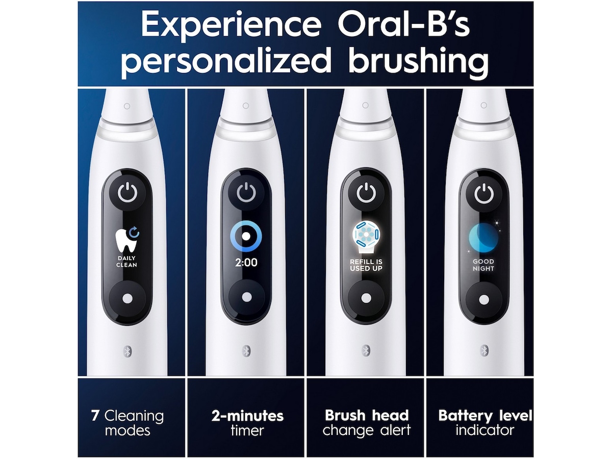 Oral-B iO 9 elektrisk tandborste (vit) Eltandborste