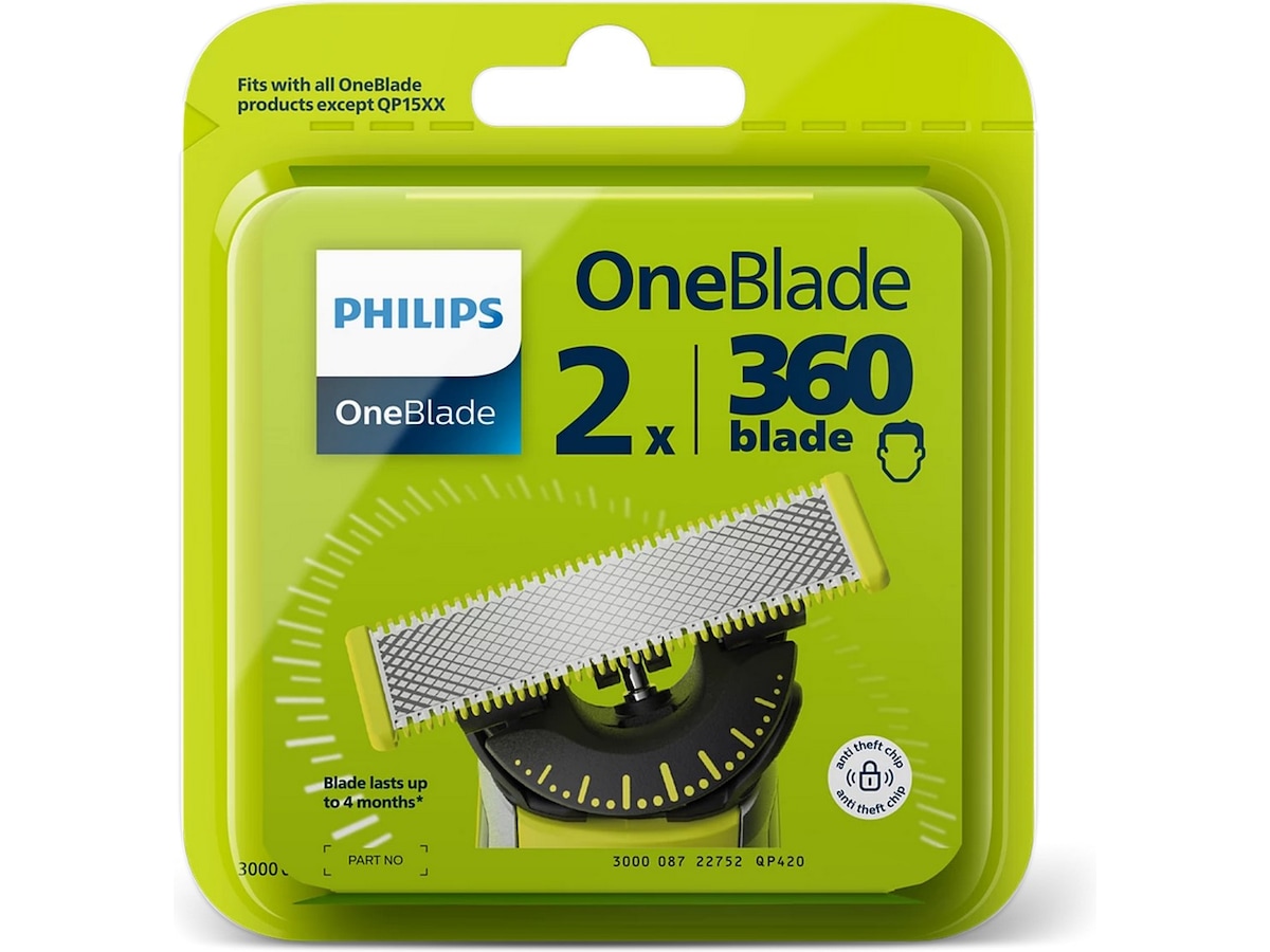 Philips 360 Extra knivblad QP420/50 2-pack Tillbehör till rakapparat