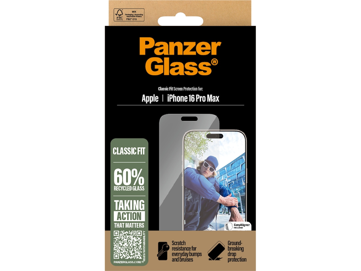 PanzerGlass iPhone 16 Pro Max skärmskydd Skärmskydd mobiltelefon