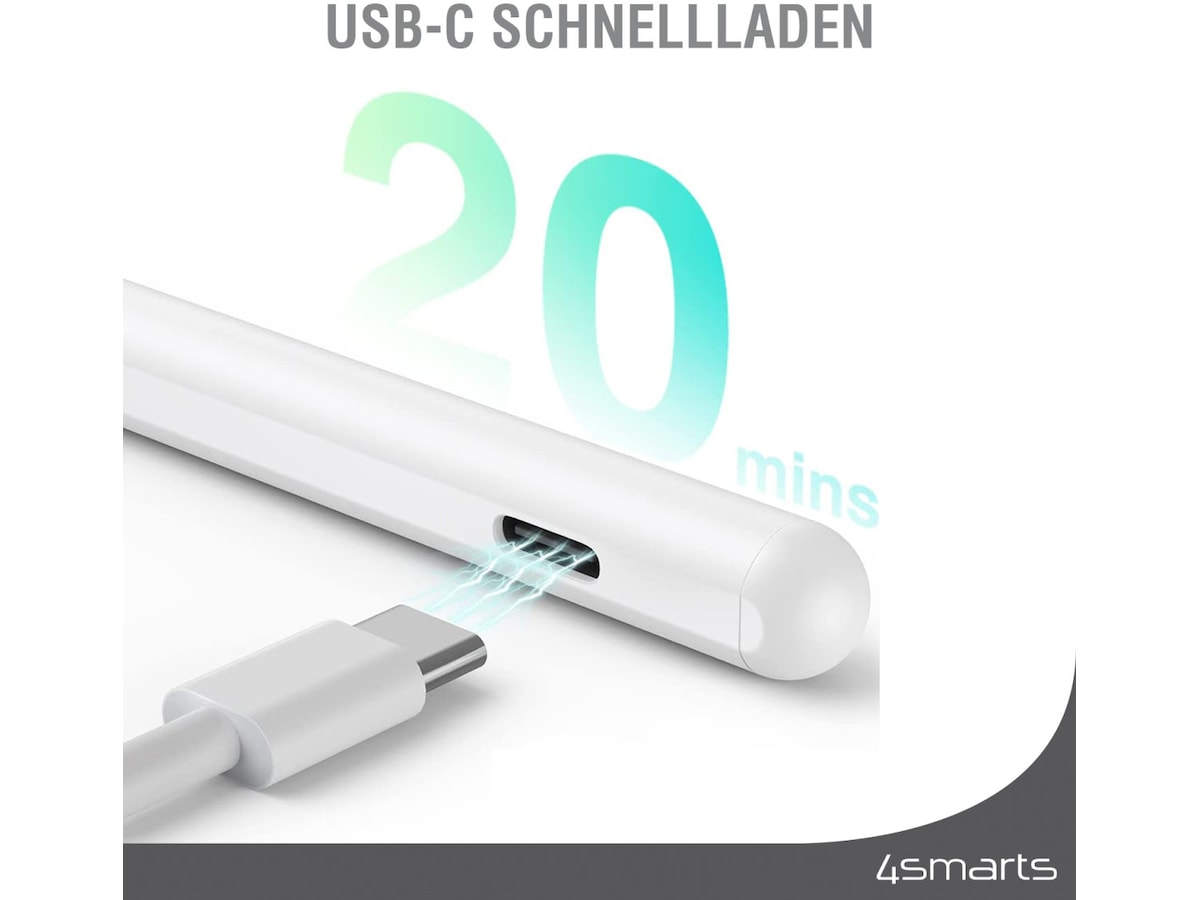 4smarts Pencil Pro 3 iPad stylus (vit) Tangentbord och pennor