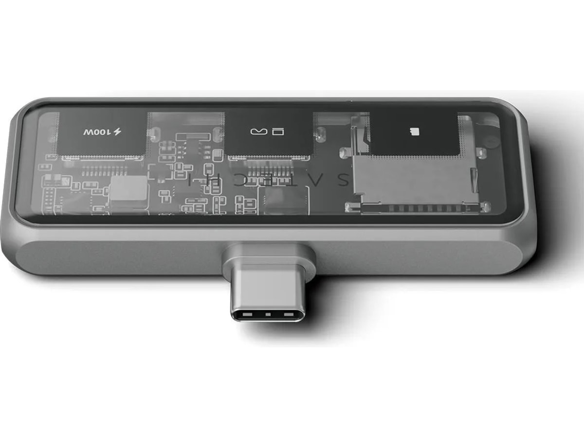 Satechi Mobile XR USB-C Hub (rymdgrå) Dockningsstation och USB-hub