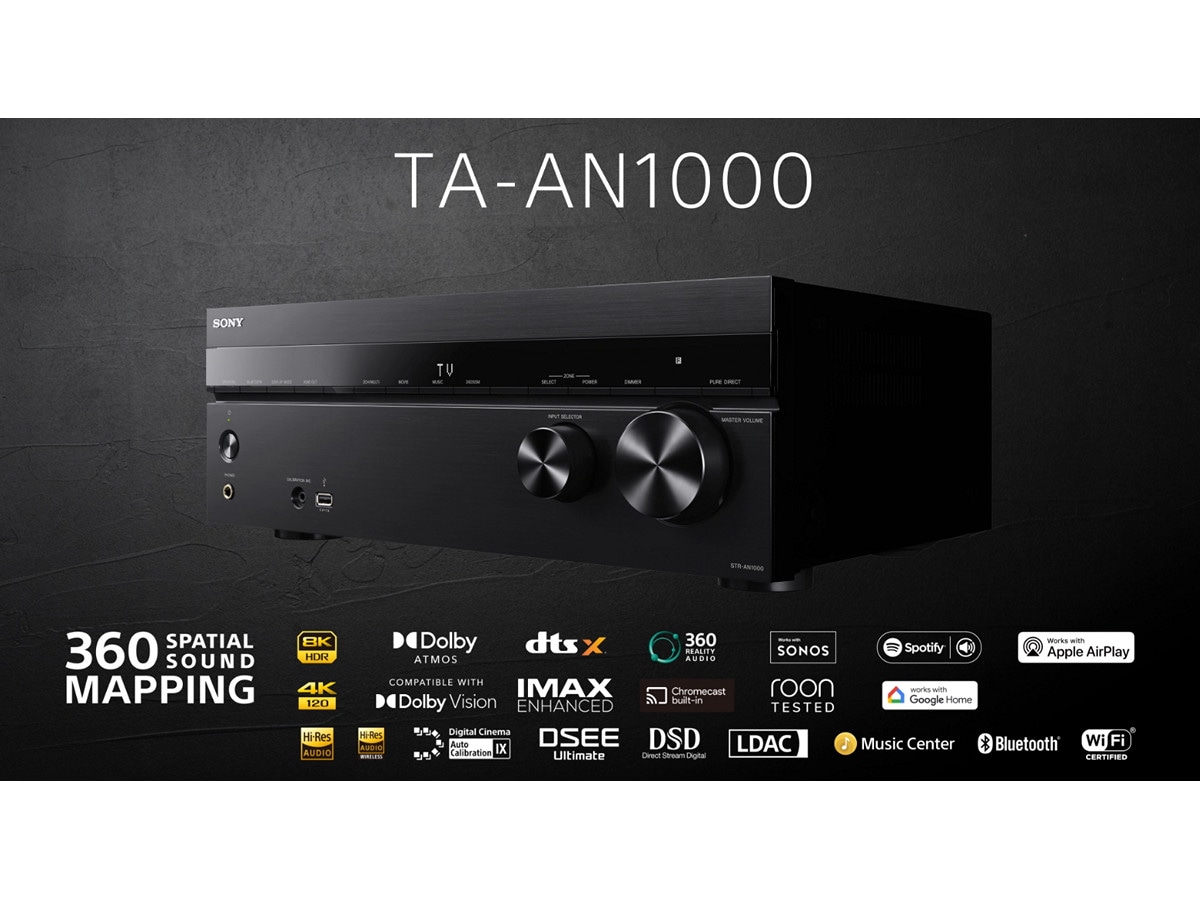 Sony TA-AN1000 - 7.2-kanals AV-hemmabioförstärkare Receiver