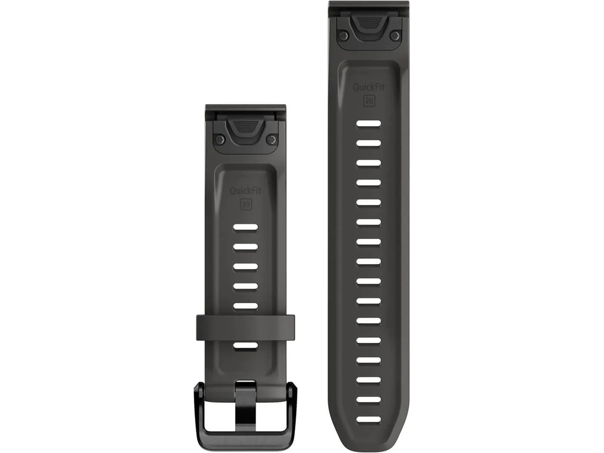 Garmin QuickFit Silikonarmband 20mm (grafit) Armband