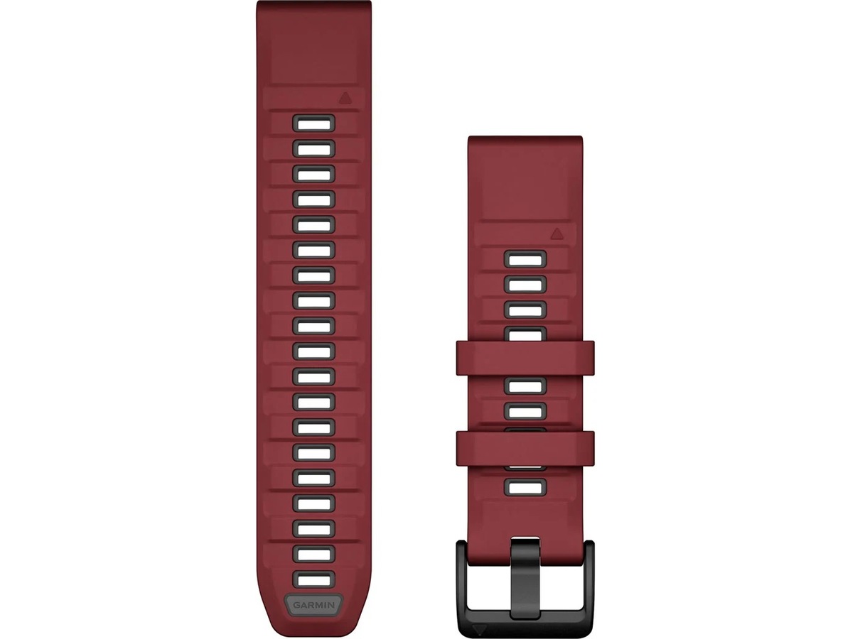 Garmin QuickFit Silikonarmband 22mm (marsala/grafit) Armband