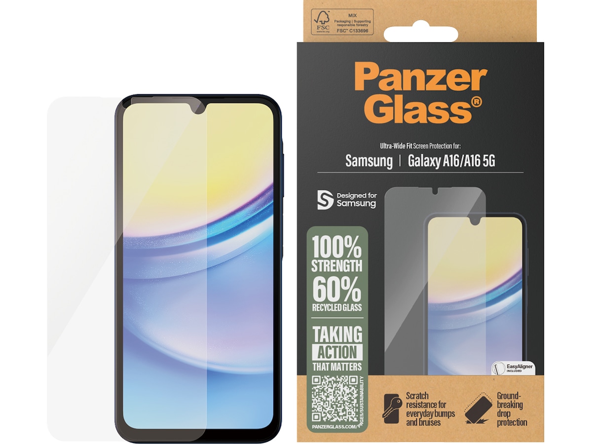 PanzerGlass Galaxy A16/A16 5G Skärmskydd Skärmskydd mobiltelefon