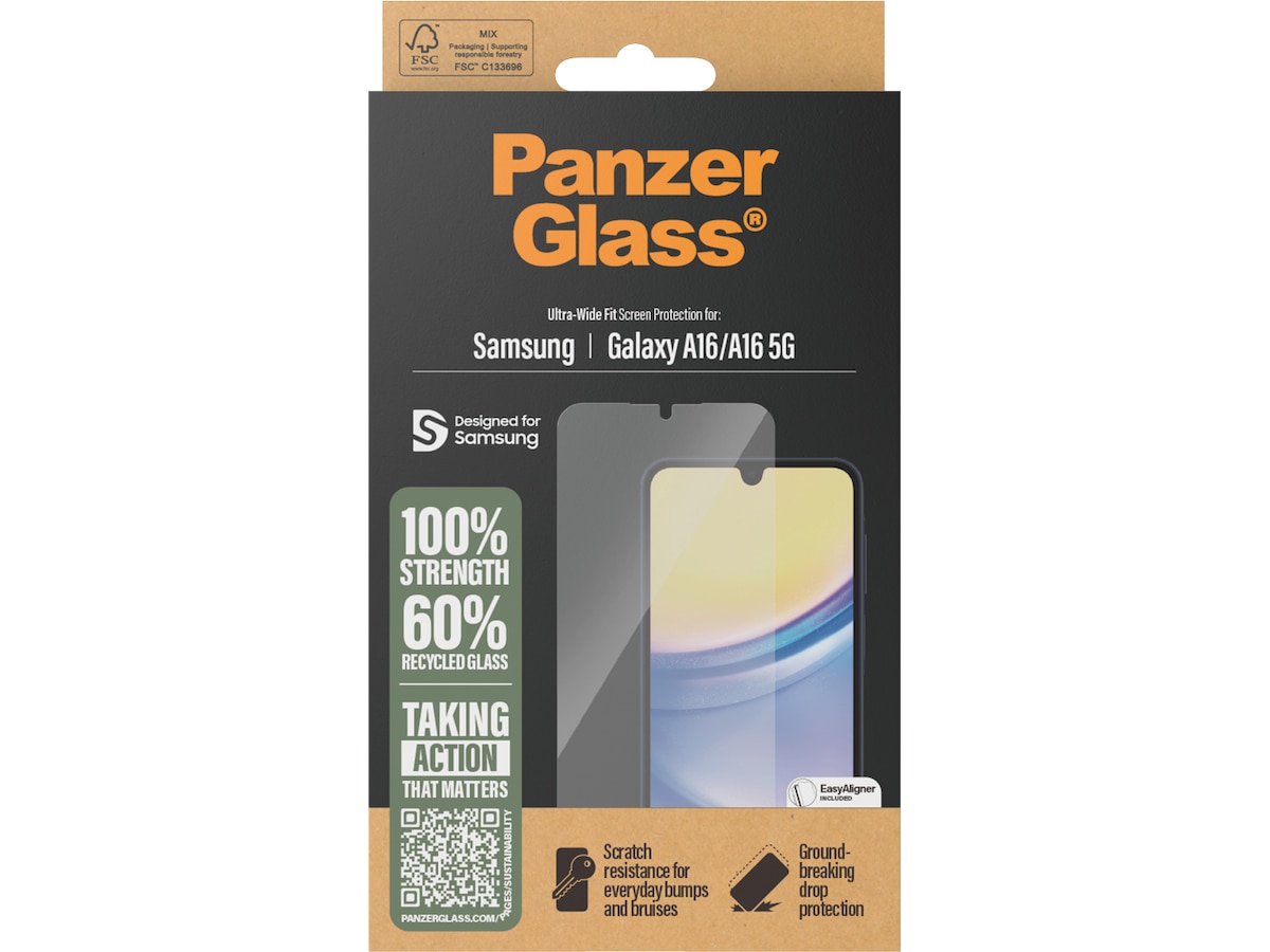 PanzerGlass Galaxy A16/A16 5G Skärmskydd Skärmskydd mobiltelefon