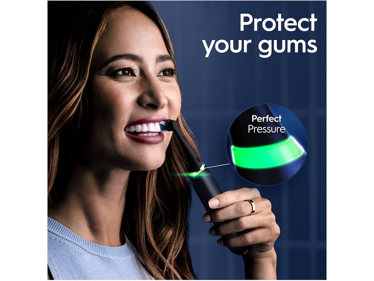 Oral-B iO 9 elektrisk tandborste (svart) -B-Grade Demo träning & hälsa