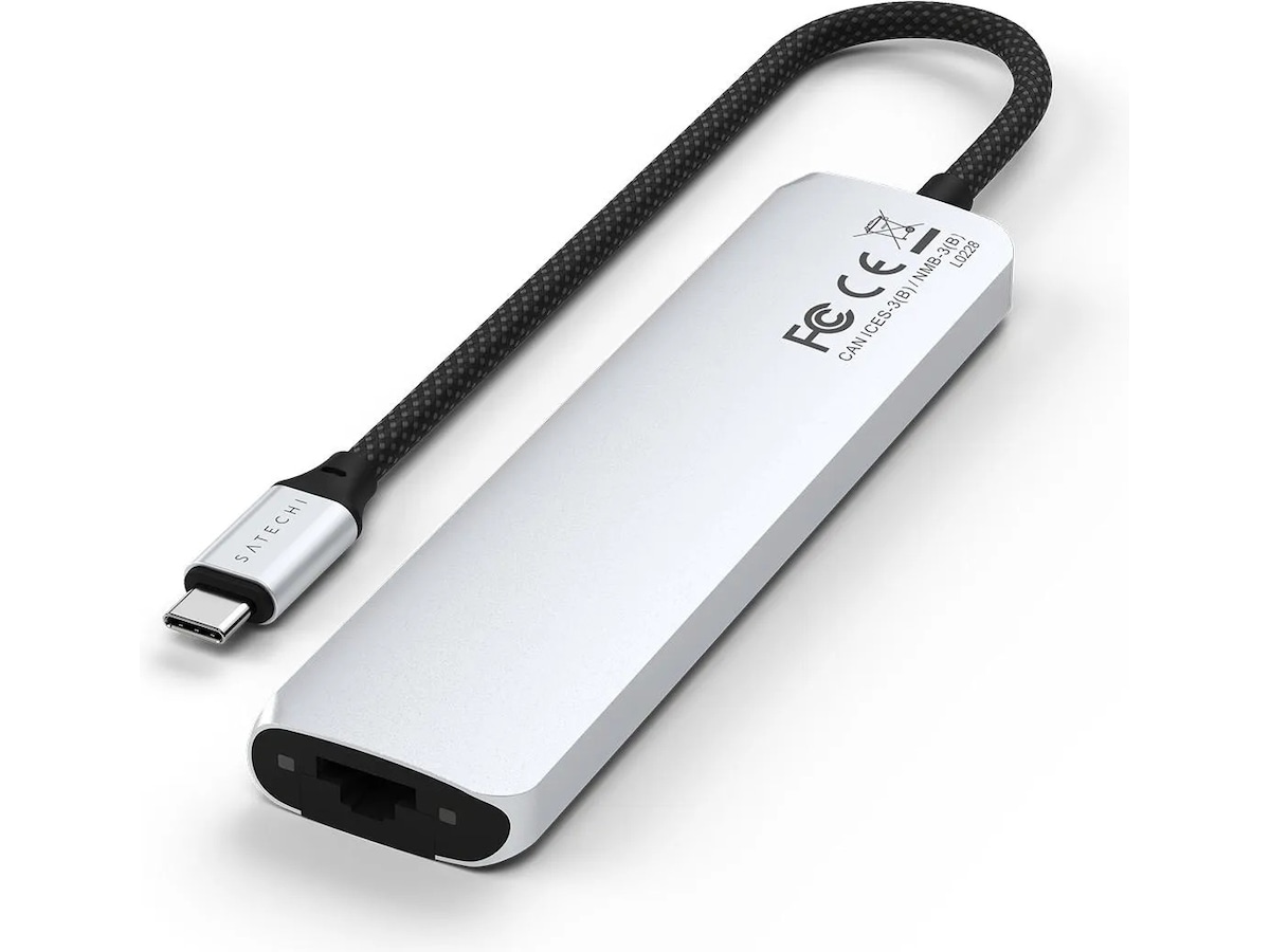 Satechi 7-i-1 Slim Multiport docking (silver) Dockningsstation och USB-hub