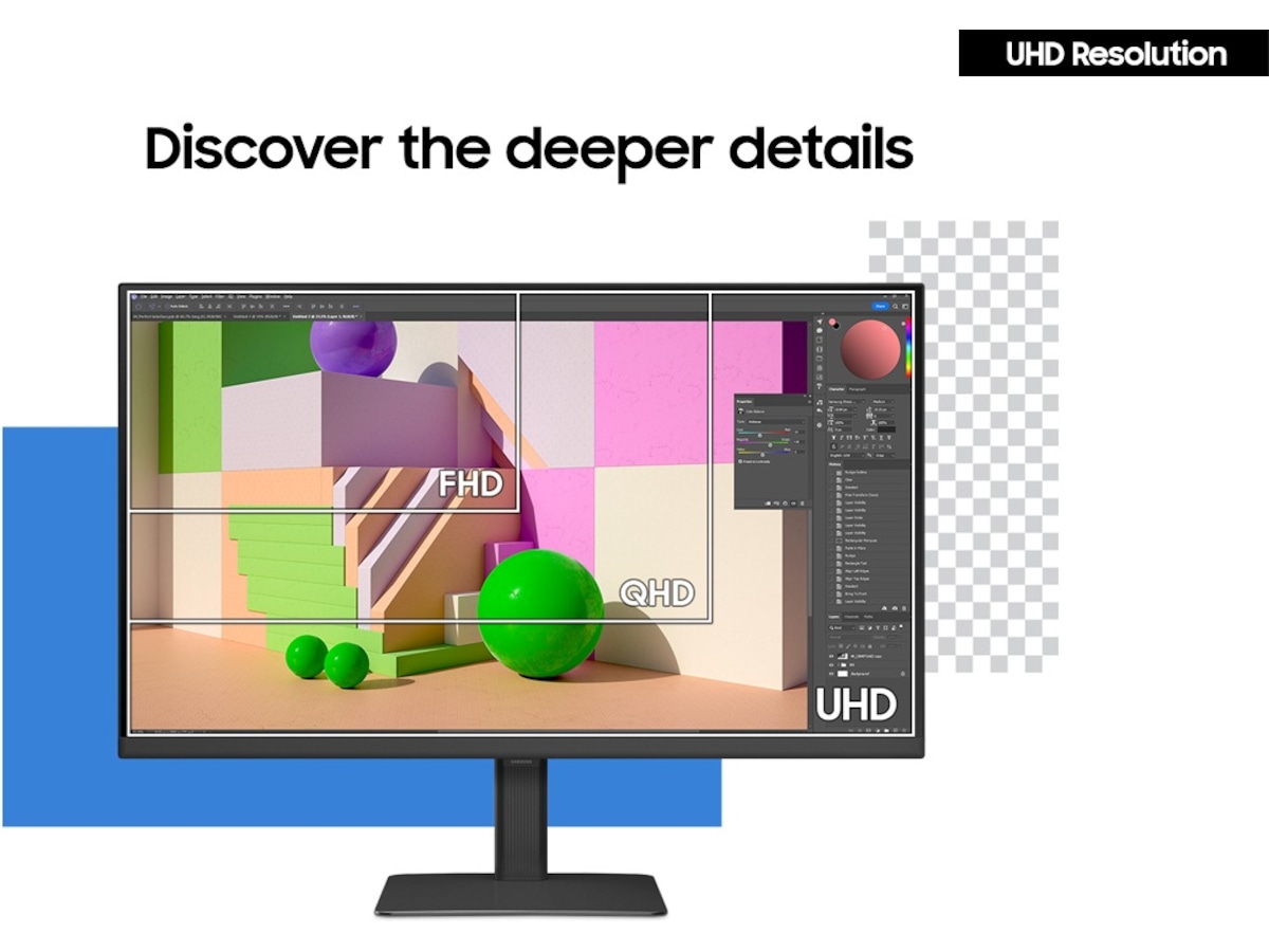 Samsung 32" ViewFinity S8 4K skärm S32D800 Bildskärmar