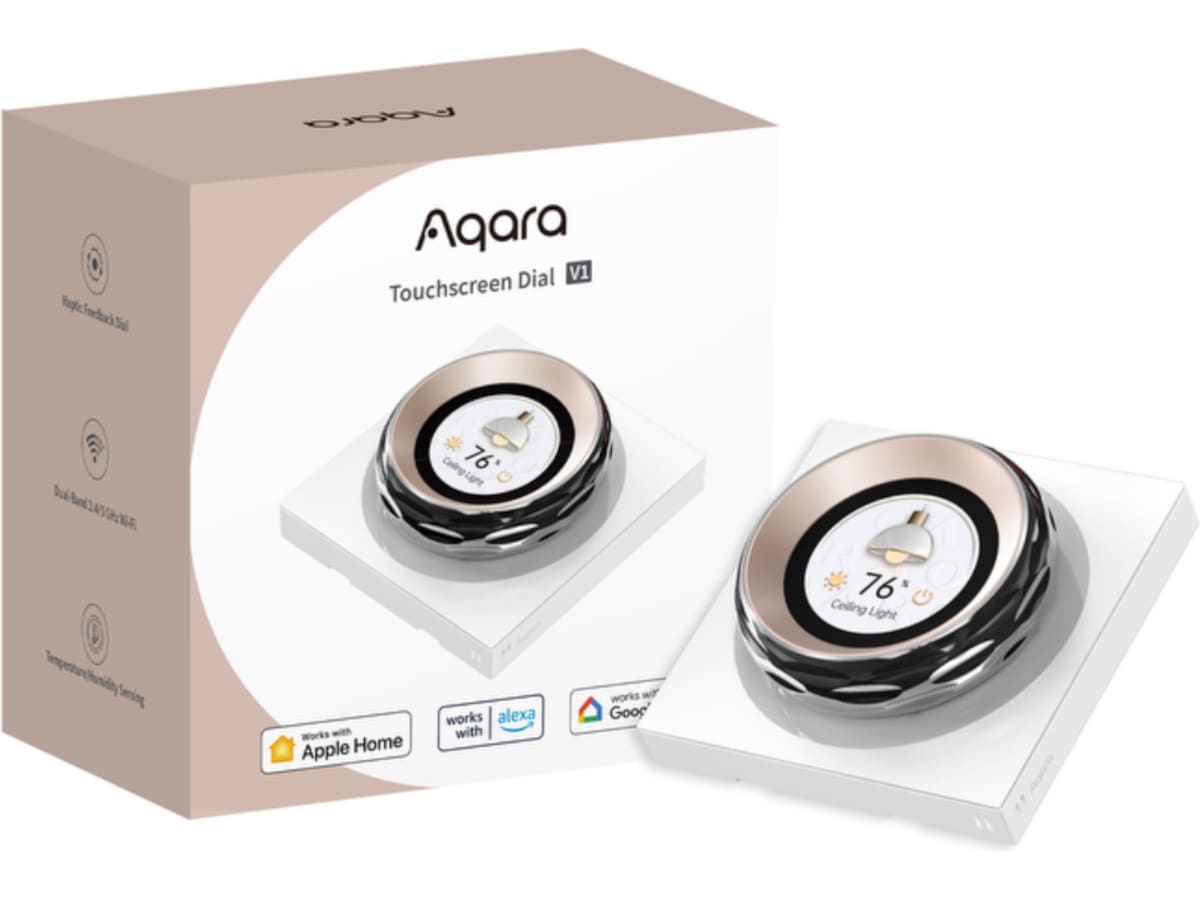 Aqara Touchscreen Dial V1 Strömbrytare, dimmers & ljusstyrning