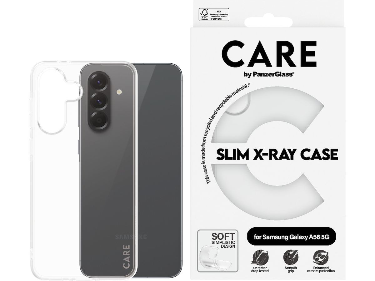 PanzerGlass CARE Galaxy A56 5G Fashion silikonskal (transparent) Mobilskal