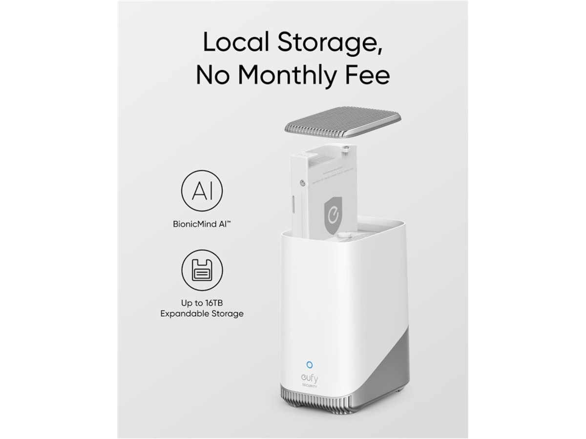 Eufy eufyCam S3 Pro övervakningskamera Kit 2 pack + HomeBase S380 Övervakningskamera