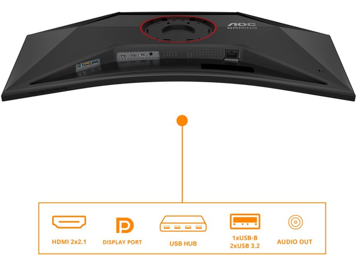 AOC 34" curved gamingskärm CU34G4Z Gamingskärmar