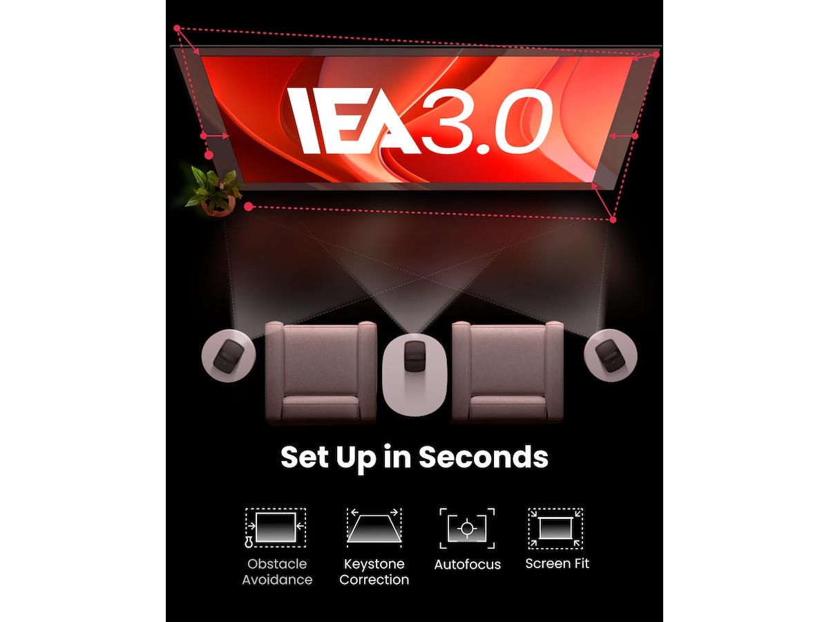 Anker Nebula Mars 3 Air DLP Projektor Projektorer