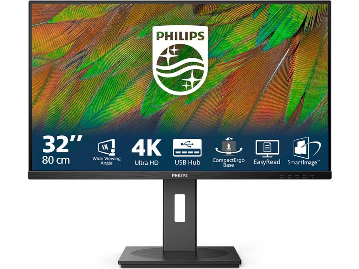 Philips 32" 4K skärm 32B1N3800/00 Bildskärmar