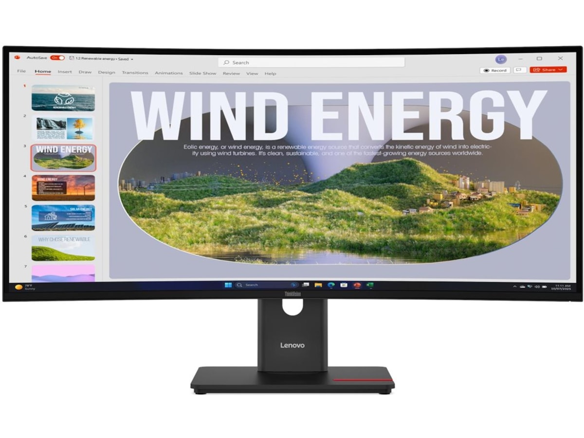 Lenovo 34" skärm ThinkVision T34WD-40 Bildskärmar