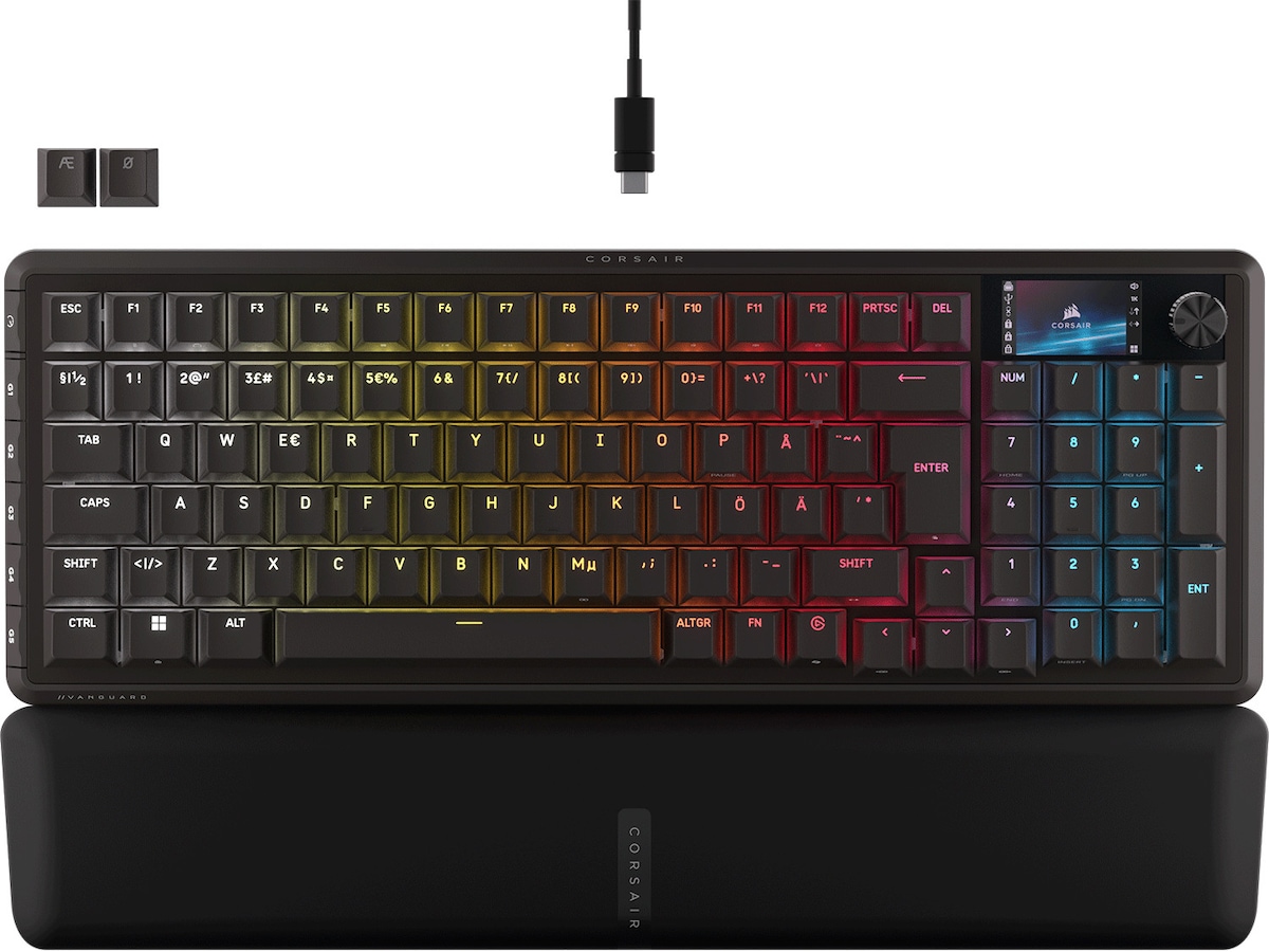 Corsair Vanguard PRO 96 RGB Gamingtangentbord (svart)