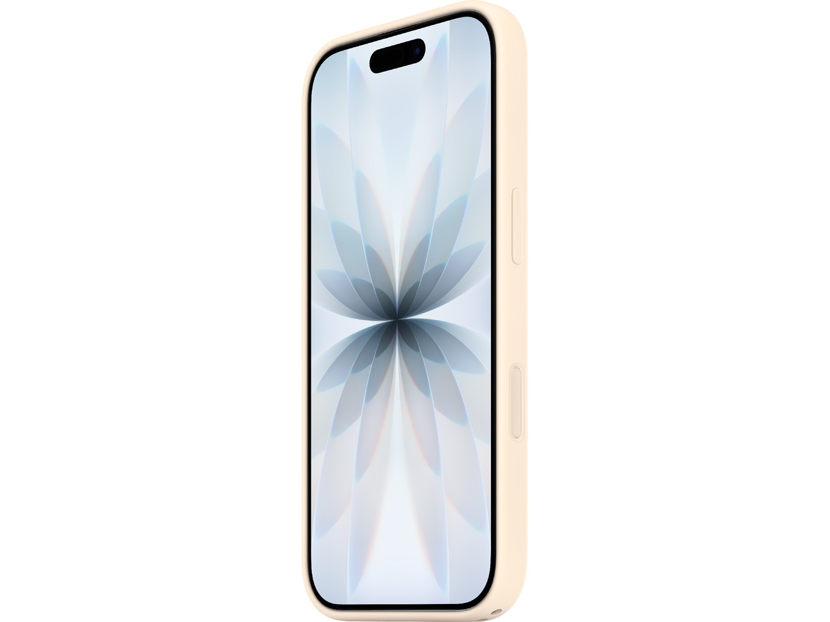 Apple iPhone 17 silikonfodral (vanilla) Mobilskal