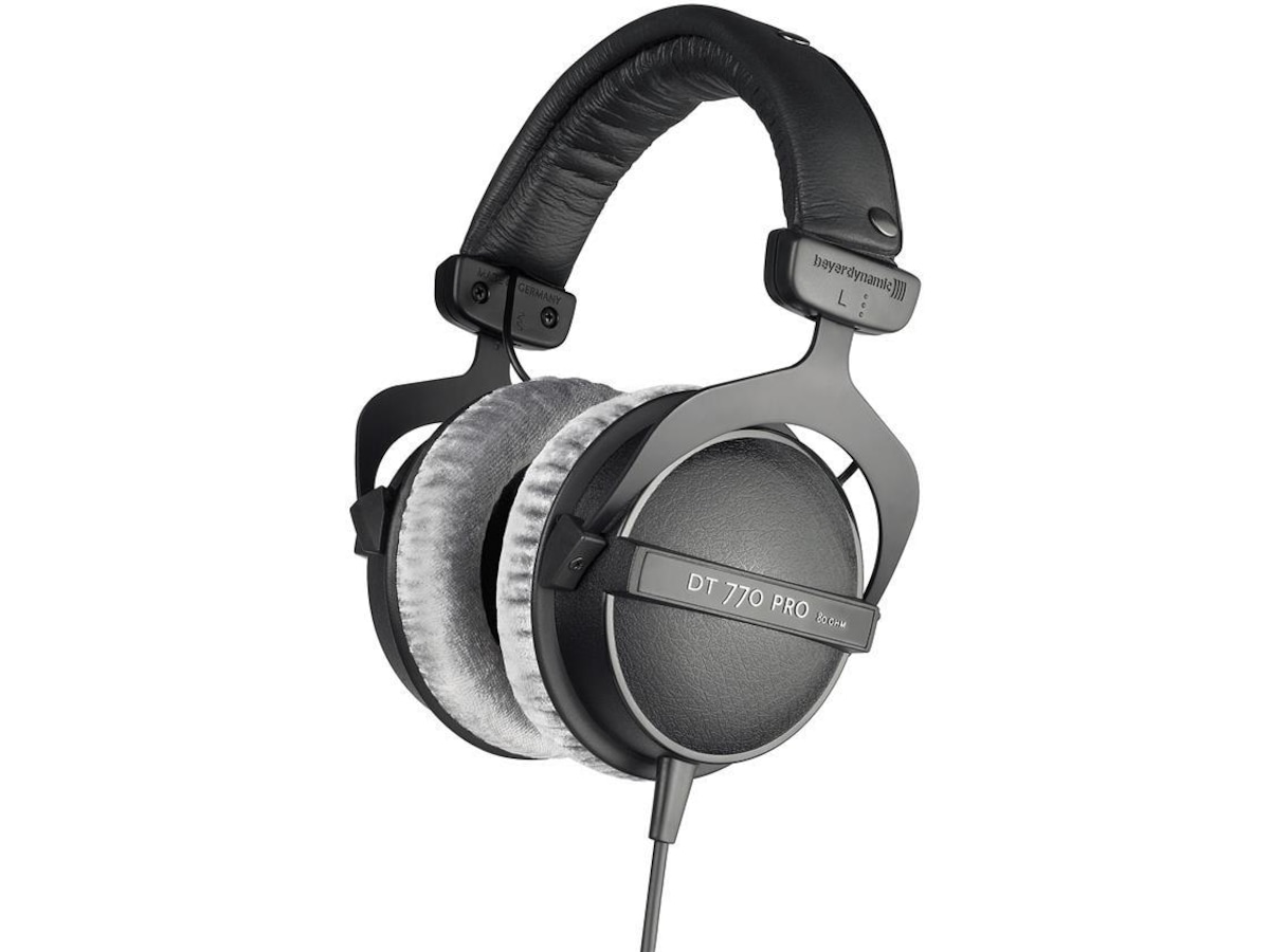 Beyerdynamic DT770 Pro 80 hörlurar med sladd, Over-Ear (svart) Hörlurar