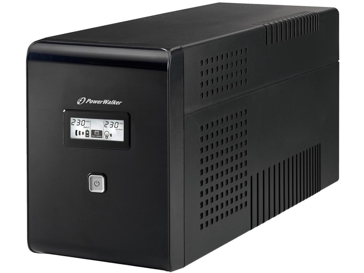 BlueWalker PW UPS VI 1500 LCD Schuko UPS och UPS-batteri