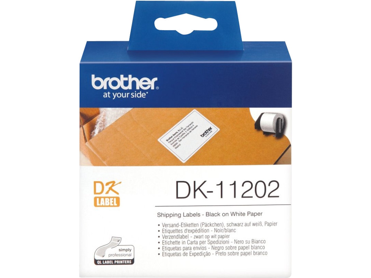 Brother DK-11202 Forsendelsesetiketter rull à 300 Label-produkter