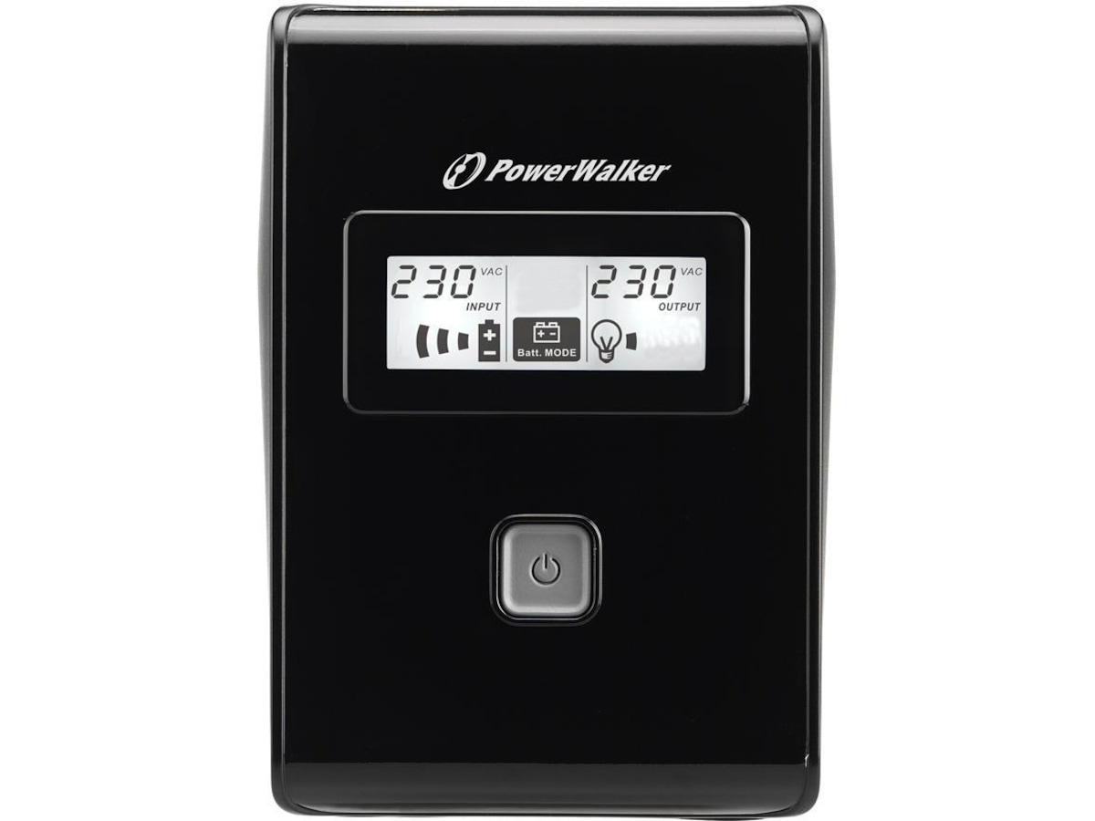 BlueWalker PW UPS VI 650 LCD Schuko UPS och UPS-batteri