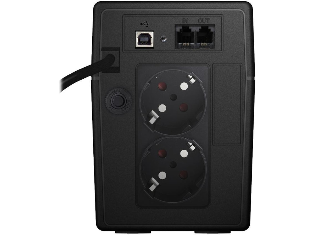 BlueWalker PW UPS VI 650 LCD Schuko UPS och UPS-batteri