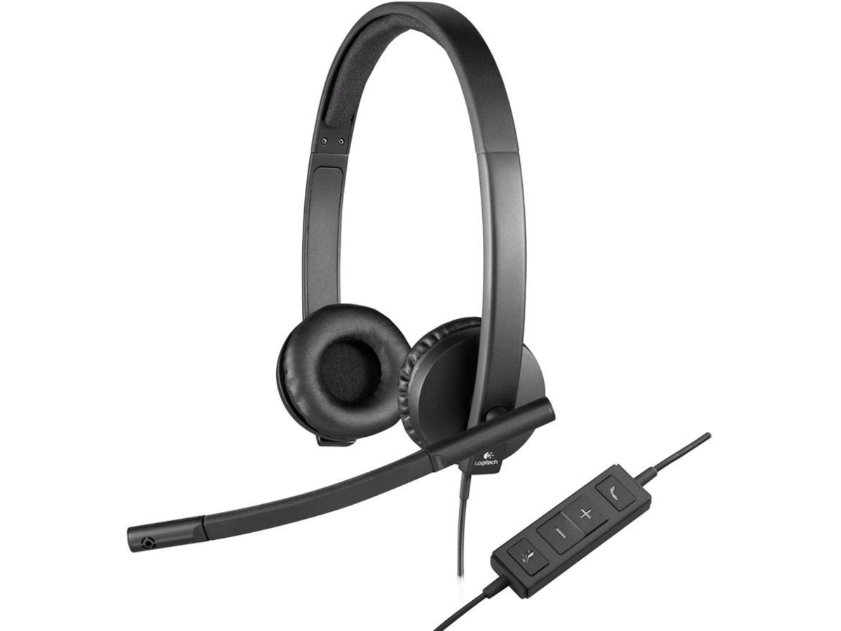 Logitech H650e Stereo PC Headset Headset Komplett.se