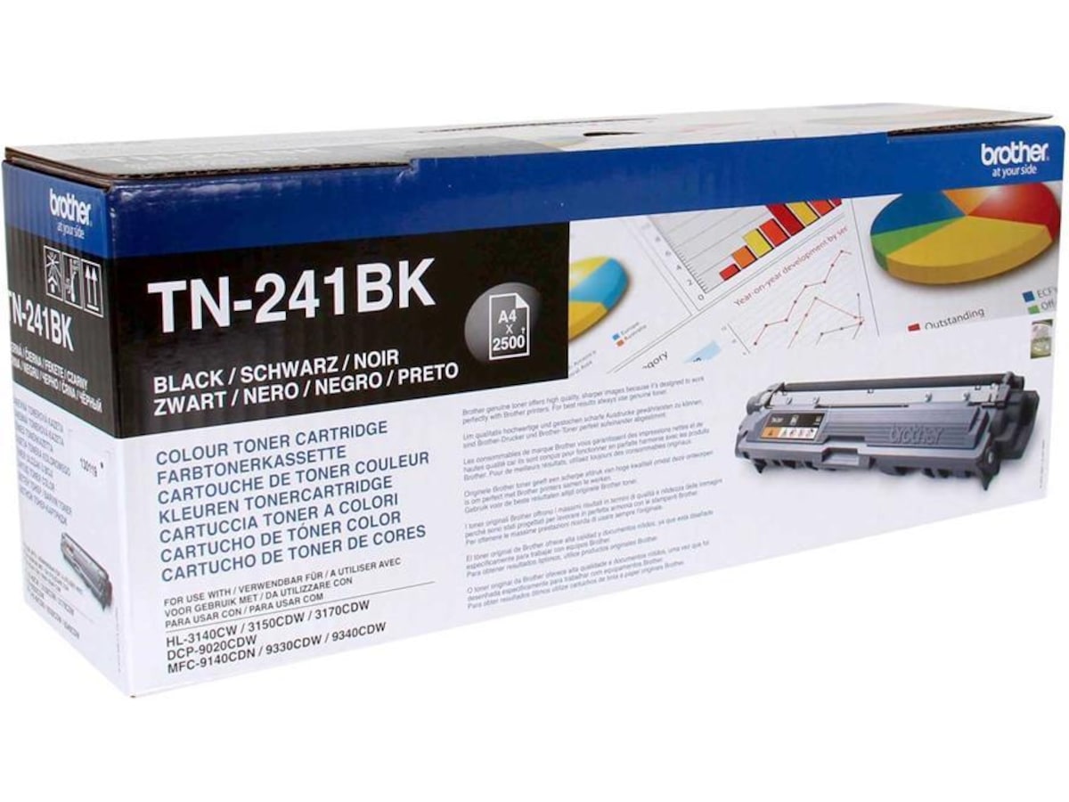 Brother Toner TN241BK Svart Lasertoner