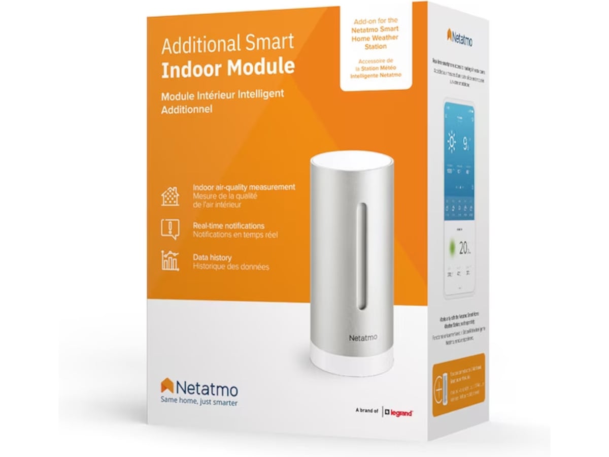 Netatmo Smart Extra Inomhusmodul Väderstationer