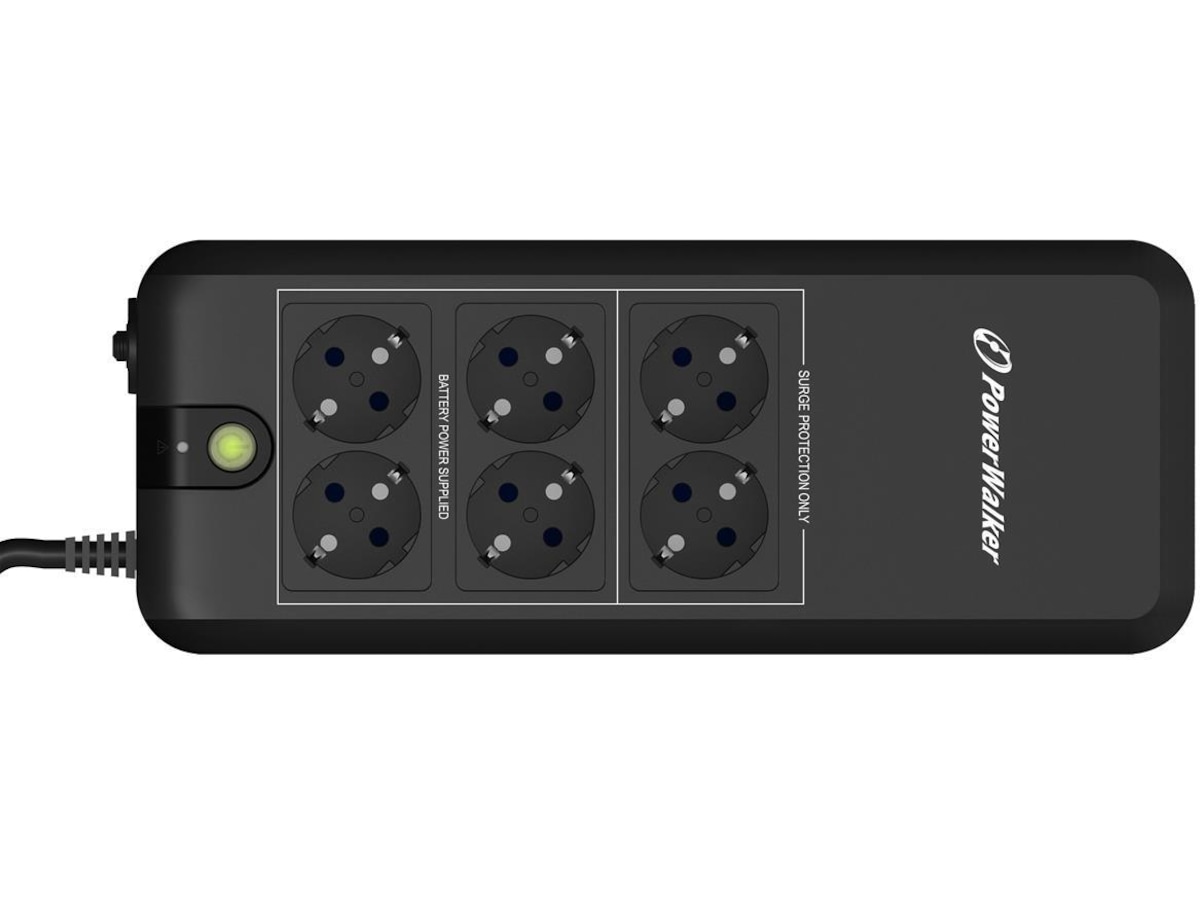 BlueWalker PW UPS VFD 600 APFC Schuko UPS och UPS-batteri