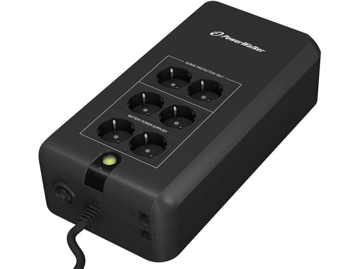 BlueWalker PW UPS VFD 800 APFC Schuko UPS och UPS-batteri