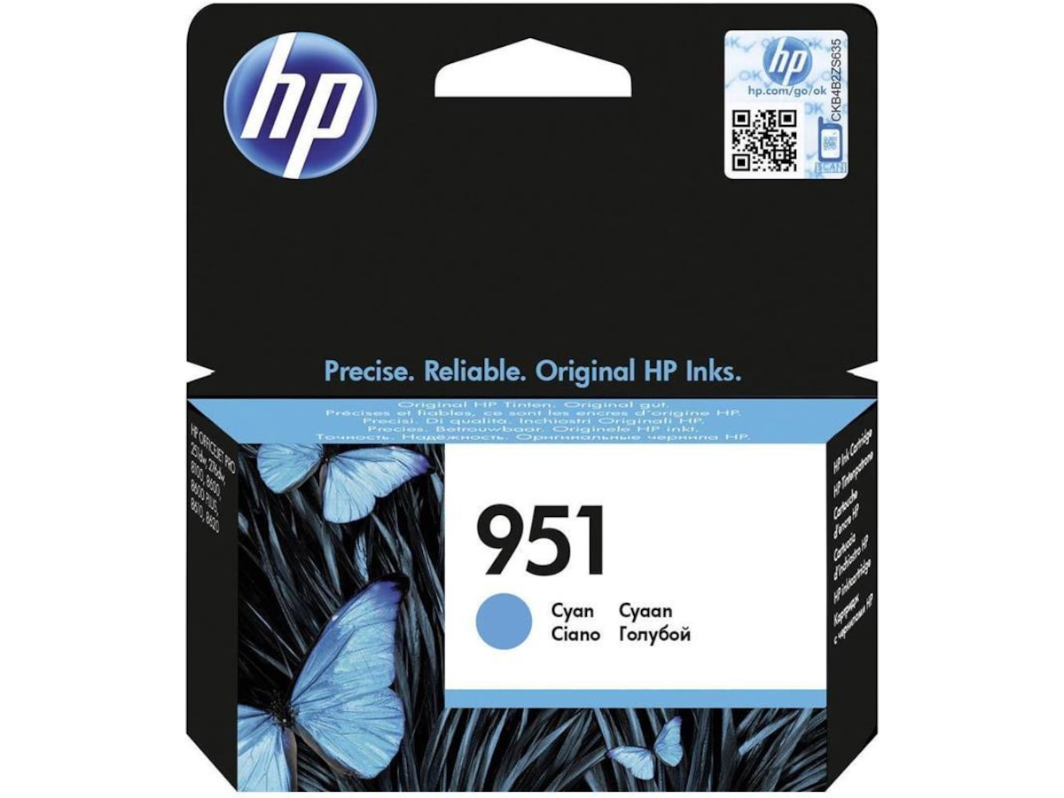 HP Bläck 951 Cyan Bläckpatron
