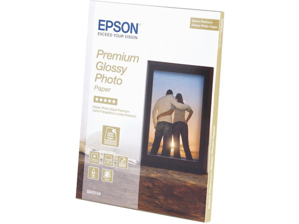 Epson Premium Glossy Photo Paper 13x18cm Papper