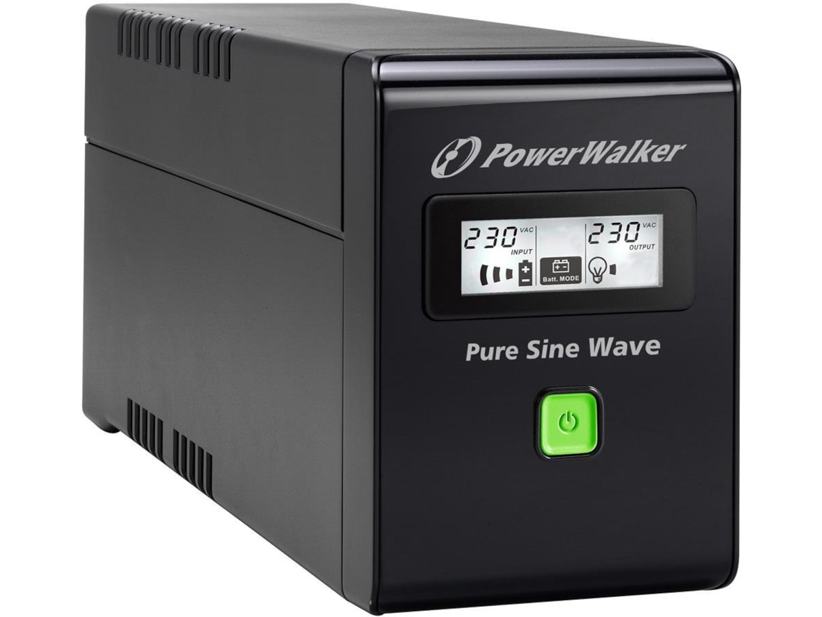 BlueWalker PW UPS VI 600 SW Schuko UPS och UPS-batteri