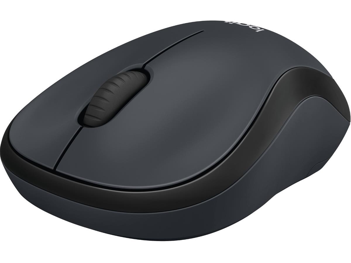 Logitech M220 Silent trådlös PC -mus, svart Mus