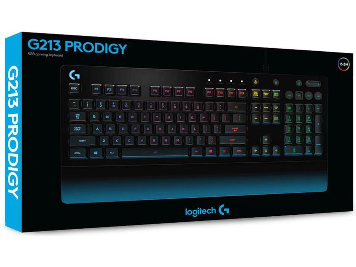 Logitech G213 Prodigy Gaming Tangentbord (svart) Gamingtangentbord