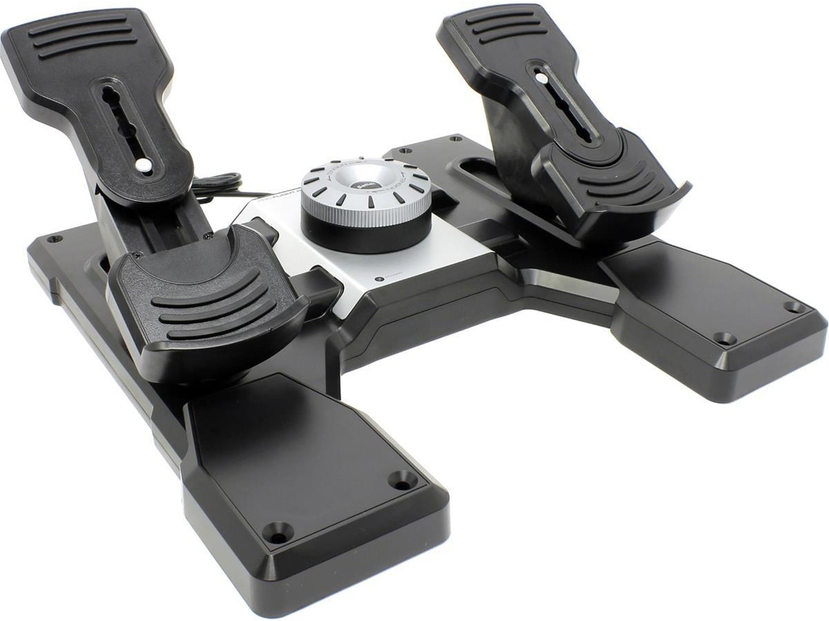 Logitech G Pro Flight Rudder Pedals Ratt och pedaler