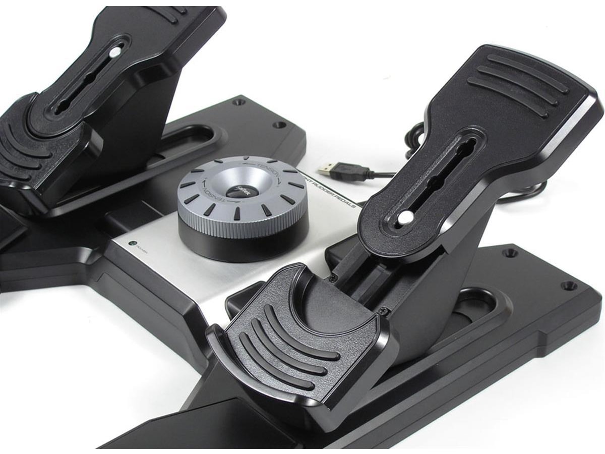 Logitech G Pro Flight Rudder Pedals Ratt och pedaler