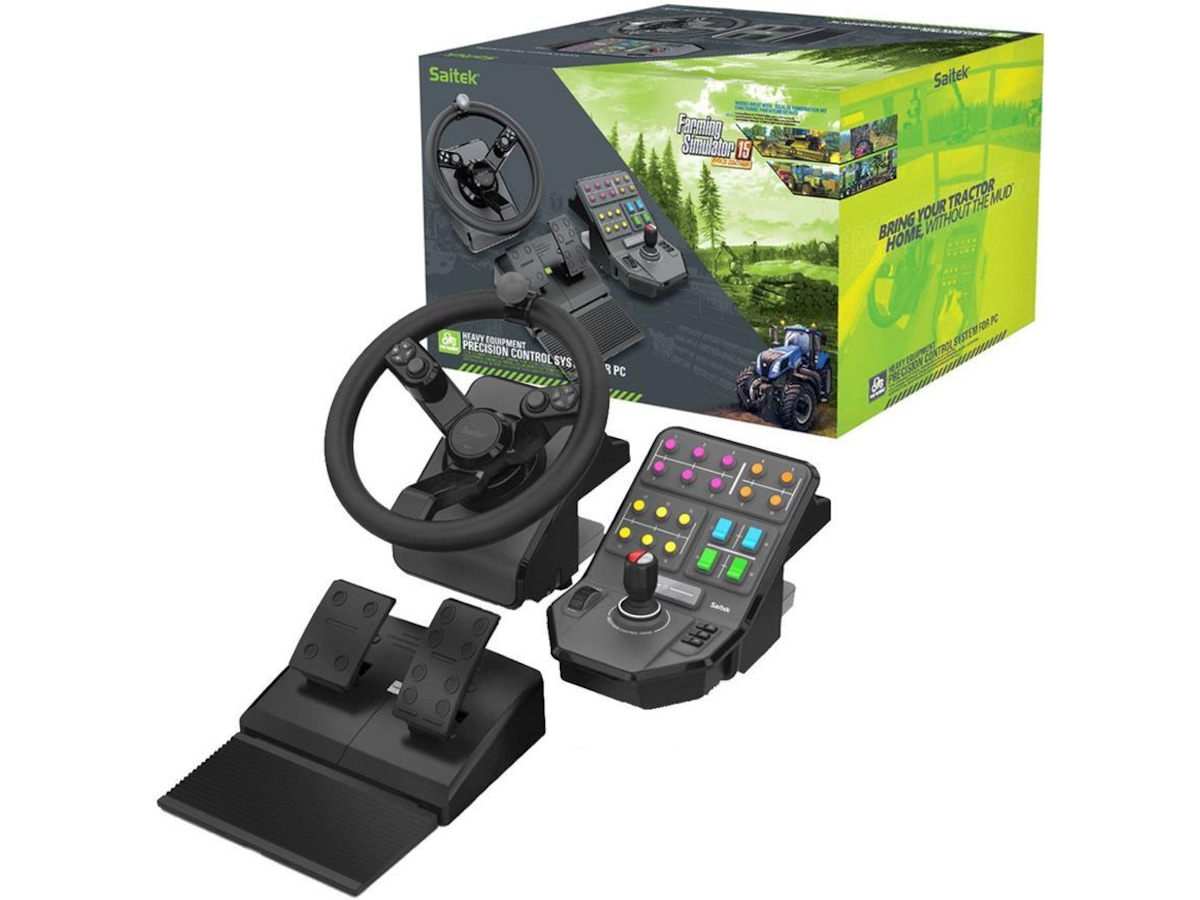 Logitech G Farm Sim Controller Ratt och pedaler