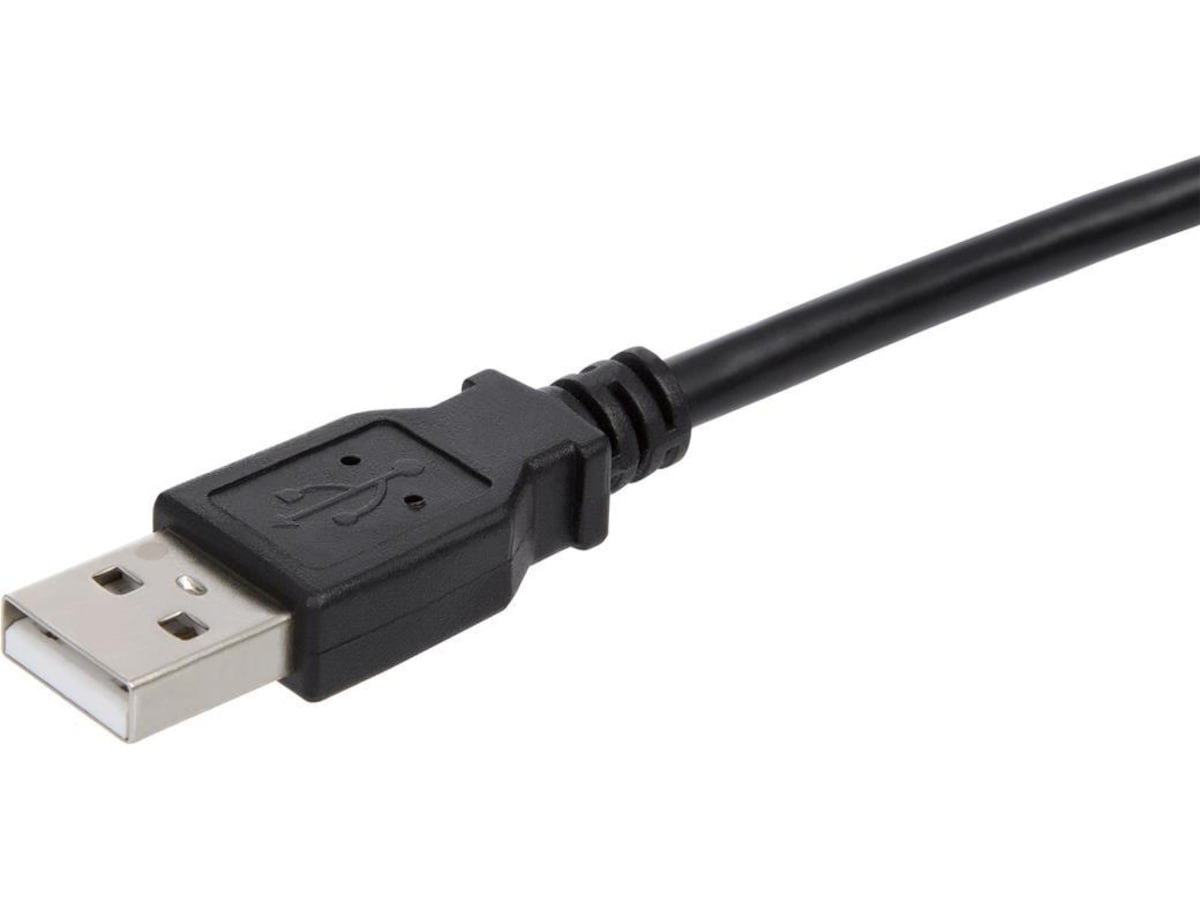 USB-A till USB Micro-B kabel 3m (svart) USB-kablar