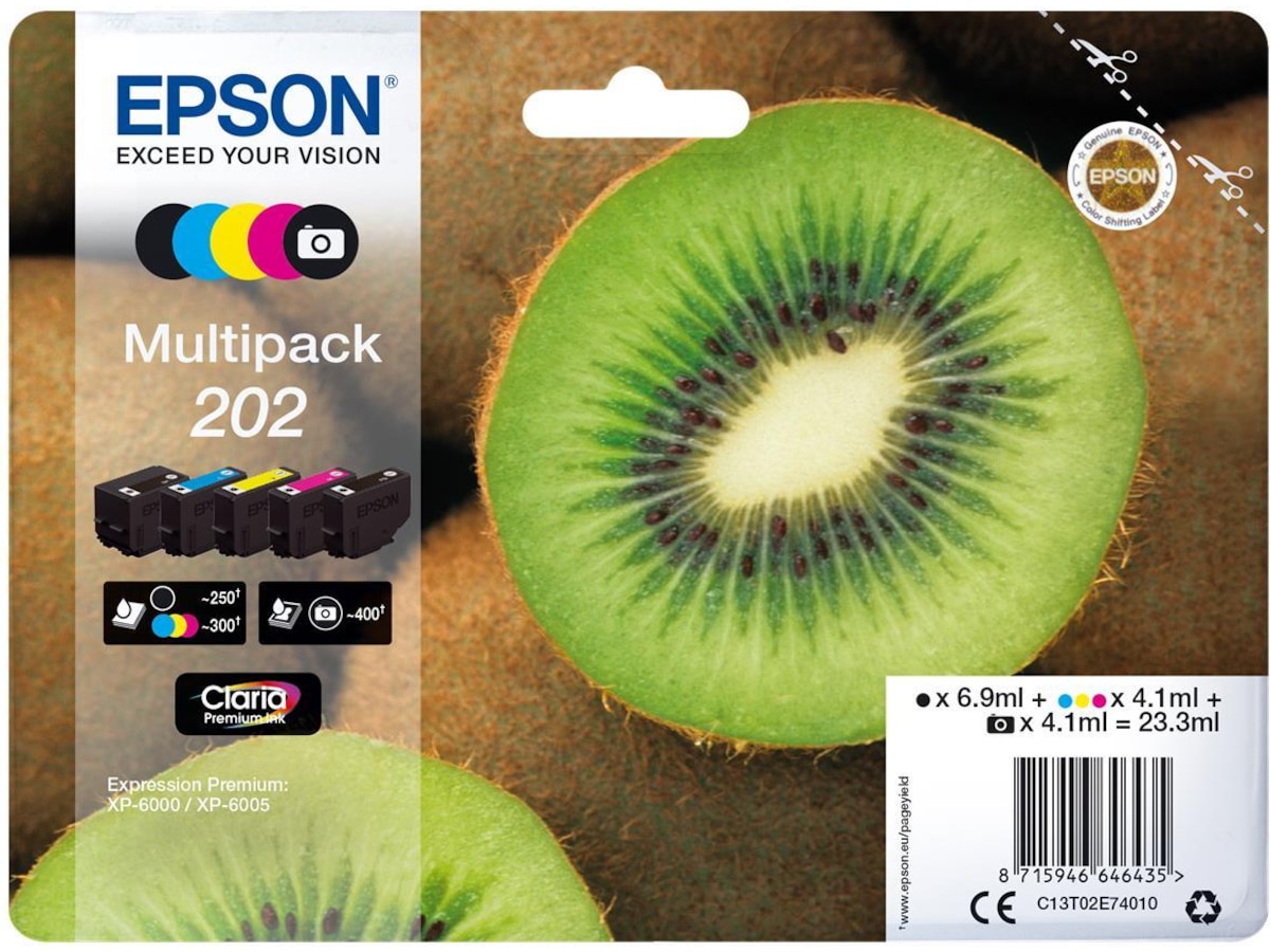 Epson 202 Multipack (5clr) Bläckpatron