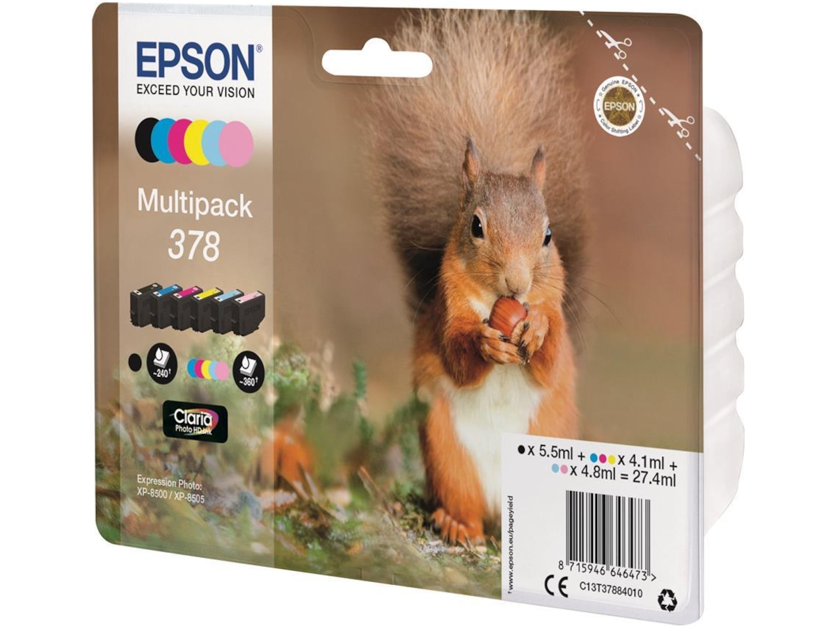 Epson Bläck 378 Multipack Bläckpatron