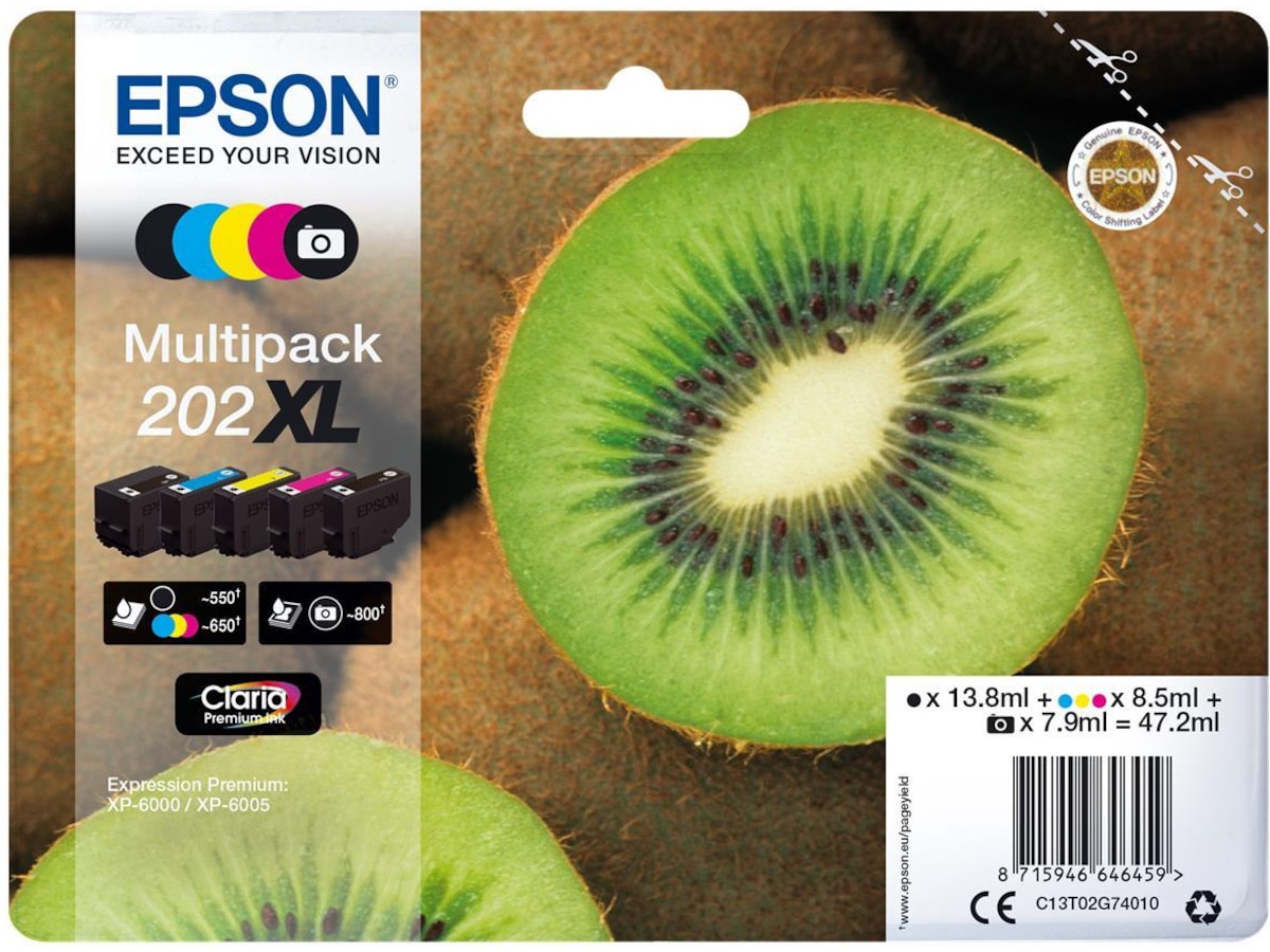 Epson 202XL Multipack (5clr) Bläckpatron