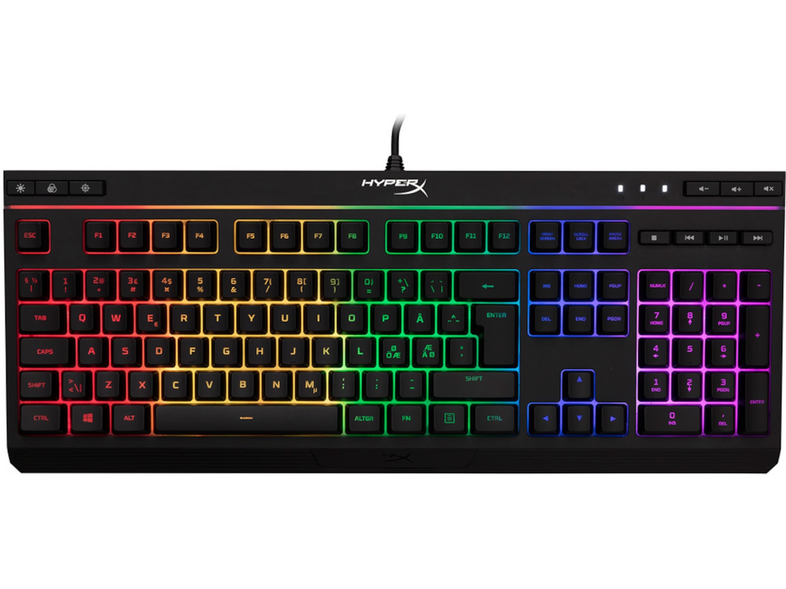 HyperX Alloy Core RGB Gamingtangentbord (svart) Gamingtangentbord