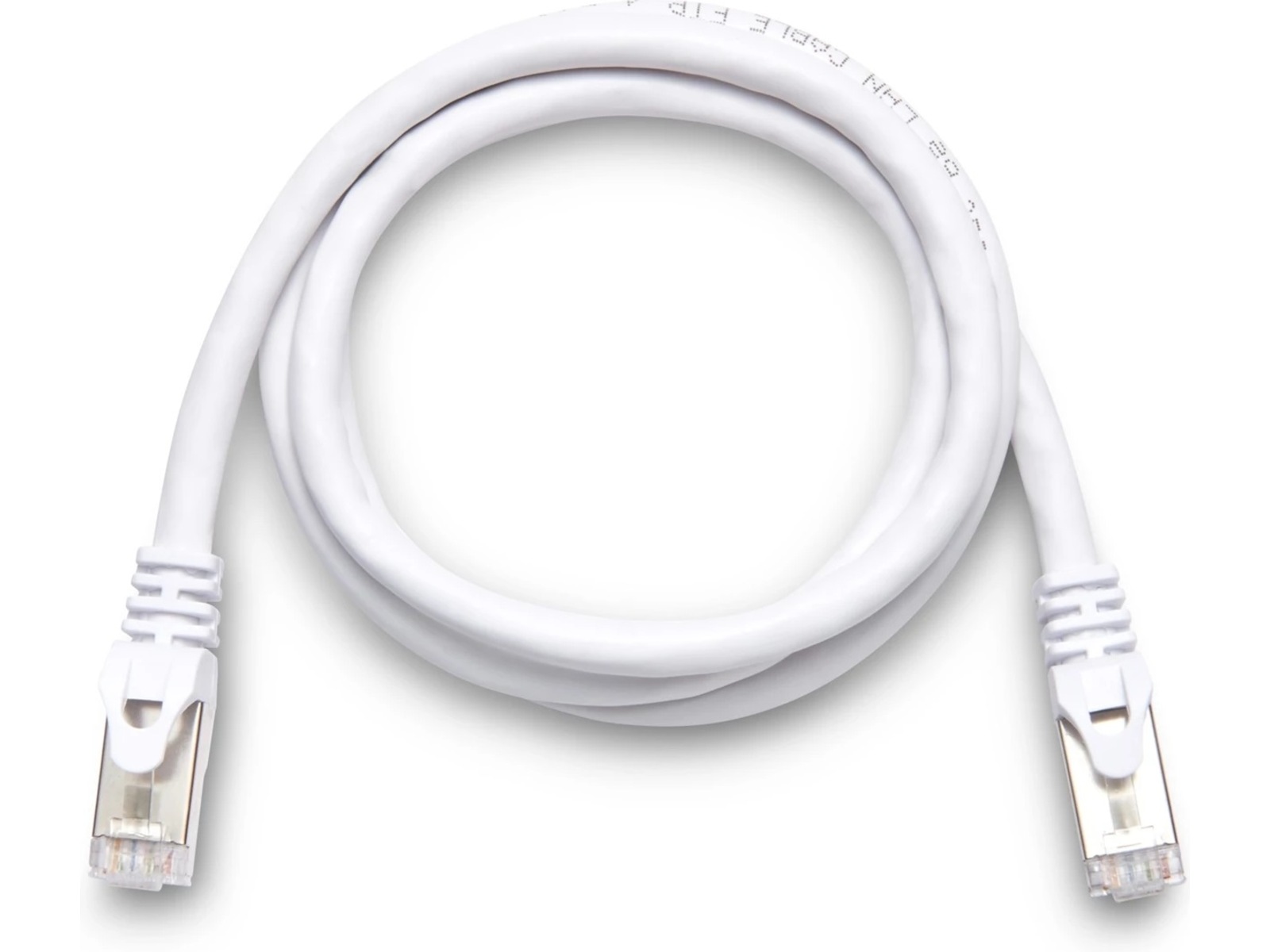 Andersson Nätverkskabel Cat6a 1m (vit) Nätverkskablar